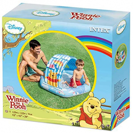 Intex dečiji bazen sa nadstrenjicom Winnie Pooh