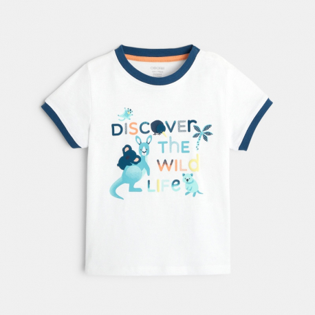 OB Majica sa divljim zivotinjama i porukama za decake
