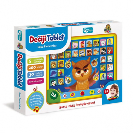 Deciji tablet Sova Pametnica