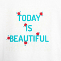 OK Majica sa porukom "Danas je lepo" za devojcice
