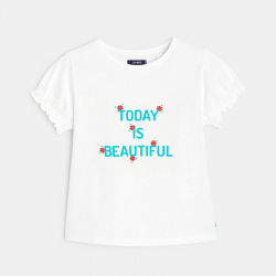OK Majica sa porukom "Danas je lepo" za devojcice