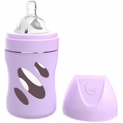 TS Flasica za bebe staklo 180ml Purple