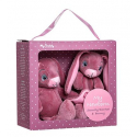 My Teddy poklon set zeka+ćebence pink