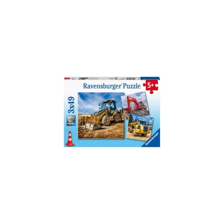 Ravensburger puzzle (slagalice) - Masine u radu 4005556050321