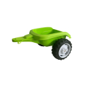 Traktor sa prikolicom zeleni
