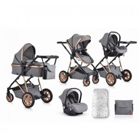 Cangaroo kolica Midas set 2u1 Grey