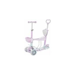 KikkaBoo trotinet Makani Bon Bon 4u1 do 50kg Candy Pink