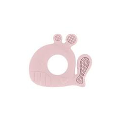 KikkaBoo Silikonska glodalica Whale pink
