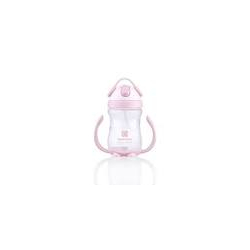 KikkaBoo solja sa slamkom i rucicama 300ml Pink