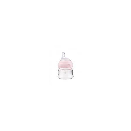 KikkaBoo Flaica staklena 100ml pink