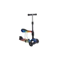 KikkaBoo trotinet Makani Ride and Skate 3u1 Rainbow