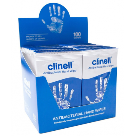 Clinell antibakterijske maramice za ruke 100 komada