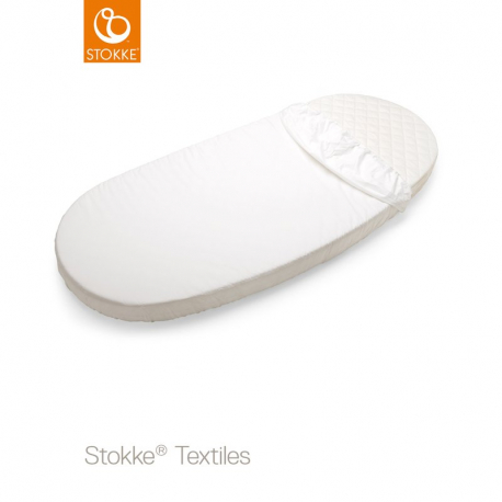 Stokke carsaf Sleepi JR Fitted Sheet White