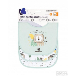 KikkaBoo portikle od pamuka set 3 kom Savanna mint