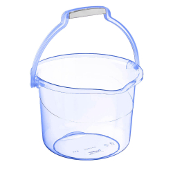 Bebekevi plasticna kofica za kupanje providna BEVI723 Plava