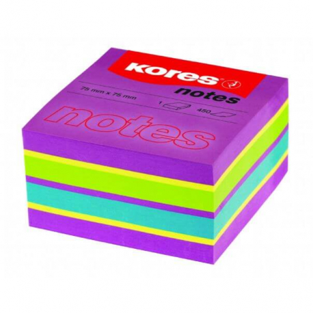 Kores Cubo Spring 450 listova 75x75mm raznih boja u kesici