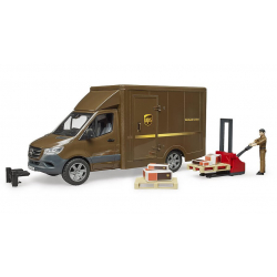 Bruder kamion MB Sprinter UPS Courier sa palet