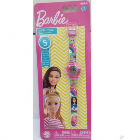 Barbie rucni LCD sat sa 5 funkcija