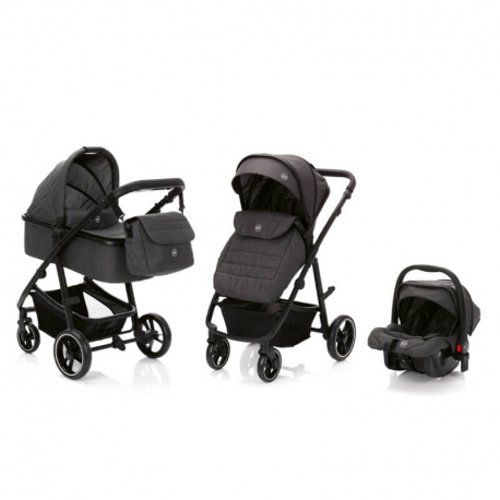 Fillikid kolica 3u1 Panther Plus Dark Grey Melange