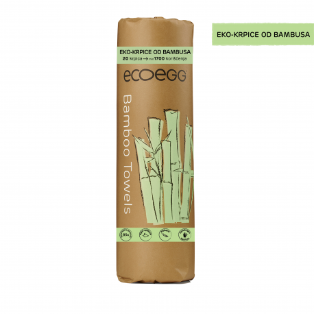 ECOEGG eko-krpice od bambusa, 20 krpica