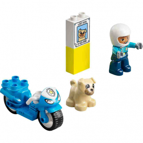 Lego Duplo Town Police Motorcycle