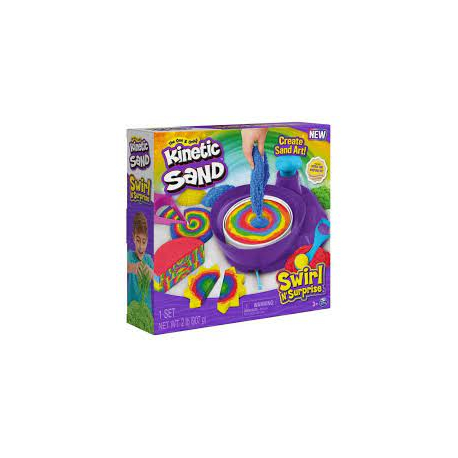 Kinetic sand swirl and surprise set