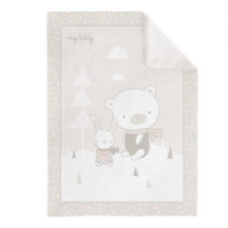 KikkaBoo Super soft sherpa baby cebence 80x110 My Teddy