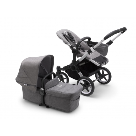 Bugaboo kolica Donkey3 Mono Complete Aluminum Grey Melange poslednji komad