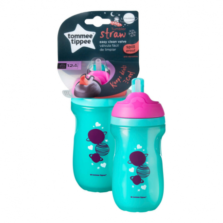 Tommee Tippee flaica 12m+ StraWcup 260ml Tirkiz