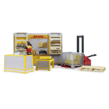 Bruder set sa figurama DHL shop paketi