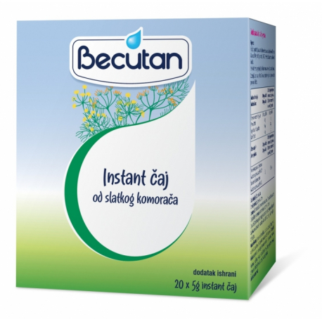 Becutan instant čaj Komorača 20x5g