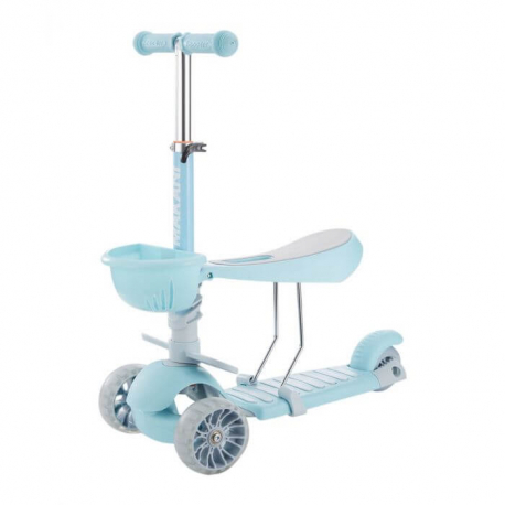 KikkaBoo trotinet Macani BonBon 3in1 Candy Blue