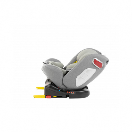 KikkaBoo auto sediste 0-36kg Cruz Isofix Light Grey