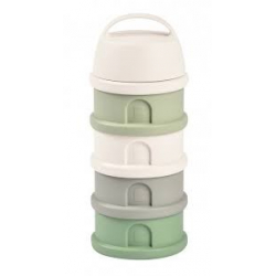 BEABA posuda za mleko u prahu/grany 4kom cotton sage green