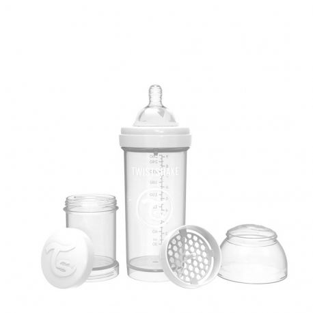 Twistshake flasica za bebe 260ml White