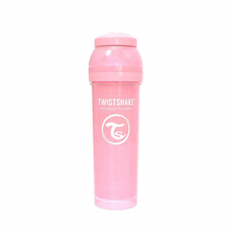 Twistshake flasica za bebe 330ml Pastel Pink