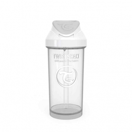 Twistshake casa sa slamkom 360ml 12m White