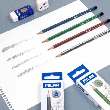 Milan grafitne olovke 12 komada