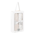 KikkaBoo Pelene od muslina set 2 kom 80x80 Dots Beige