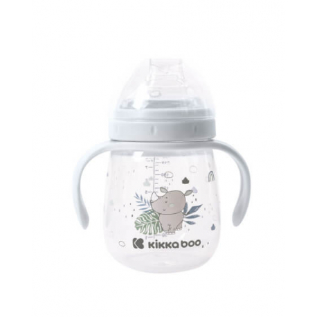 KikkaBoo Solja sa silikonskim pisko, Savanna 240ml Blue