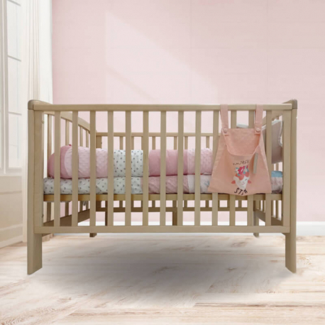 Troll krevetac Basic Lux NATURAL COT 60x120 HM US W/DROPS