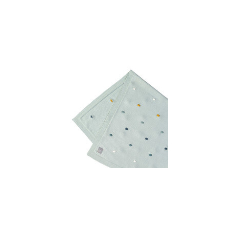 LASSIG CEBE PLETENO &quot;DOTS&quot; LIGHT MINT (80 X 100 CM)