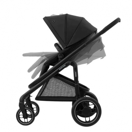 MAXI COSI KOLICA DUO SISTEM PLAZA PLUS ESSENTIAL BLACK