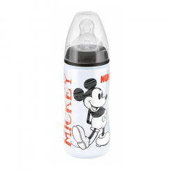 Nuk plastična flaica silikon 6-18 m Mickey Miki