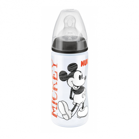 Nuk plastična flaica silikon 6-18 m Mickey Miki