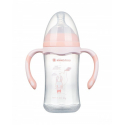 Flaica anti-colic sa rucicama 260ml peach Rabbit