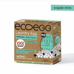 Eco Egg dopuna za deterdzent sa omeksivacem za ves Tropski miris 50 pranja