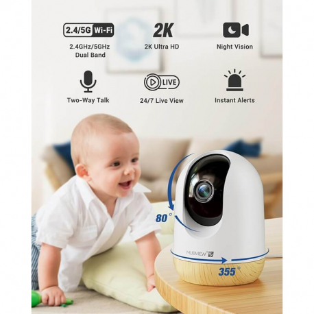KikkaBoo Wi Fi baby kamera Ethan
