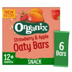ORGANIX ORGANSKE MEKANE OVSENE STANGLICE PAKET 6 KOM-JAGODA I JABUKA