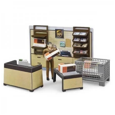 Bruder set sa figurama UPS paketi